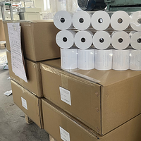 Rouleau de papier thermique 57*40 pour caisse enregistreuse, papier de caisse TPV pour transactions efficaces, rouleaux de papier de reçu, vente en gros, fabricant en vrac