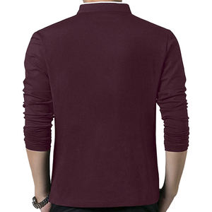 Polo de manga larga para hombre con logotipo personalizado de alta calidad 2023, camiseta de moda para niños, camisetas de manga larga, Maju Industry, soporte OEM - Product Image 2