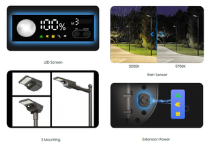 ArchiRay LED Projecteur solaire extérieur IP65 Meilleure qualité Lumineux Bon prix Haute performance économie d'énergie Cour Jardin - Product Image 4