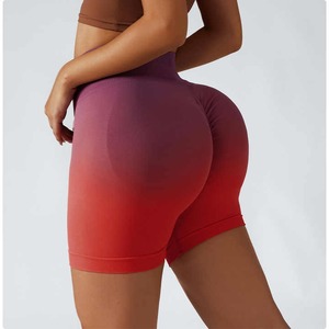 Nouveautés Nouveau style de shorts de yoga sans couture avec logo personnalisé leggings de fitness sans couture shorts de gym - Product Image 4