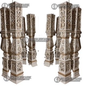 Décorations élégantes en bois pour la tenue de trois piliers de mariage par Shobha Jain Impex - Product Image 5
