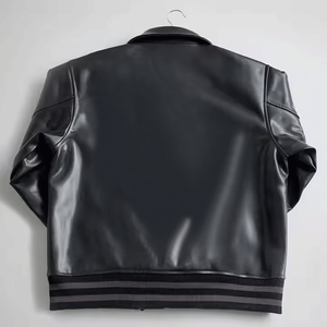 Custom Design Leather Versity <b>Jacket</b> Streetwear Versity <b>Jacket</b> For Men - Product Image 4
