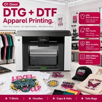 Imprimante XTool O1 Omni UV et DTG, imprimante directe sur vêtement pour l'impression de t-shirts, vêtements, transfert DTF et vêtements personnalisés