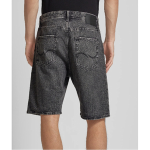 Short en jean stretch décontracté à la mode pour hommes short en denim bleu noir pour hommes short en toile short en tissu pour hommes - Product Image 4