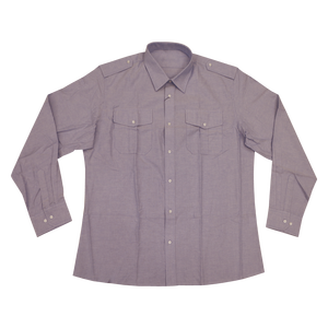 Vente en gros de chemise personnalisée pour hommes 65% polyester 35% coton décontracté à manches longues grande taille compression solide tissé nouvelle collection - Product Image 6