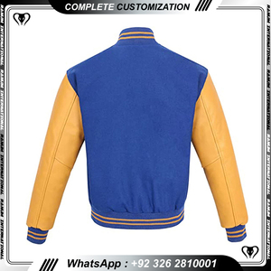 Veste universitaire sur mesure de qualité supérieure/Letterman/vestes de baseball avec logo imprimé - Product Image 6