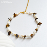 Bracelet à breloques Original Shell Bohemia avec pierres naturelles, perles artisanales complexes, cadeau élégant pour femmes