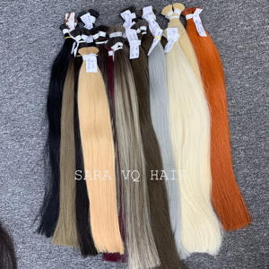 I Tip Keratin Doble dibujado Cabello recto Cutícula alineada Pelucas vírgenes Extensiones de cabello humano Proveedores Venta al por mayor Paquetes de cabello crudo - Product Image 3