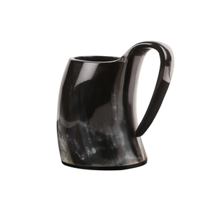 Cuerno de buey de calidad superior Estilo animal Tazas para beber cerveza Cuerno personalizado superior Hecho Tazas elegantes para vacaciones - Product Image 6