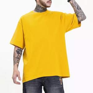 เสื้อยืดผ้าฝ้าย100% ขนาดใหญ่สำหรับผู้ชายเสื้อยืดโอเวอร์ไซส์จากผู้ผลิตขายส่ง - Product Image 4