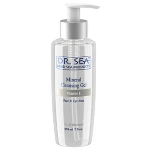 Mineral Cleansing Gel for Face & Eye Area with Vitamin E 210ml by Dr. SEA Cosmetics Israel Dead Sea Products Free samples