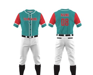 ชุดเบสบอลผู้ชาย ระบายอากาศได้ดี สวมใส่สบาย ป้องกันริ้วรอย คุณภาพสูง แห้งเร็ว ต้านเชื้อแบคทีเรีย แขนครึ่งตัว ดีไซน์ล่าสุด - Product Image 2