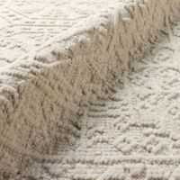 Z&H Home Getufteter Baumwollteppich mit Schnitt- und Schlingenflor, dicker rechteckiger Plüschteppich, modern, für den Außenbereich, Gebetszwecke, haustierfreundlich, fleckenbeständig