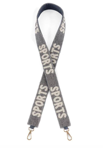 Nouvelle tendance, couleur chêne post-ébauché, style journée de match, sangle de sac à main brodée à la main avec perles, autres lanières, nouvelle broderie à la main de luxe - Product Image 3