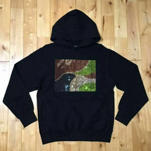 Sudadera con capucha Vintage de gran tamaño para hombre, de algodón sin cuerdas, lisa, última moda, jersey en blanco, sudaderas con capucha desgastadas - Product Image 5