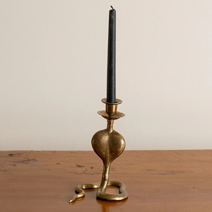 HHO Bougeoirs décoratifs en métal en forme de serpent personnalisés faits à la main pour la décoration de Noël - Product Image 1