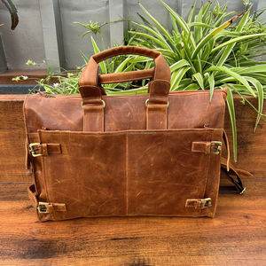Custom Full Grain Leather Briefcase <b>for</b> <b>Men</b> Handcrafted Leather Laptop <b>Bag</b> <b>for</b> <b>Men</b>/Custom Design Cowhide Leather <b>Messenger</b> <b>Bags</b> - Product Image 4