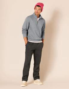 Sweat-shirt d'hiver pour homme en mélange de coton doux, polaire thermique, col rond, chaud, décontracté, à porter au quotidien - Product Image 3