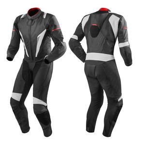 Traje de moto personalizado para hombre hecho de cuero genuino Traje de Moto/Moda de cuero de Venta caliente - Product Image 3