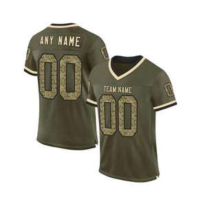 Vente en gros de maillots de football américain personnalisés chemises personnalisées sublimées avec votre numéro de nom d'équipe maillot d'équipe de rugby unisexe - Product Image 3