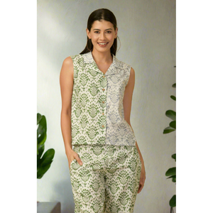 Conjunto Harmony Coord de 2 Piezas para Uso Diario, Tela Crepé, Formal, con Capucha, Largo por Encima de la Rodilla, Sin Mangas, Transpirable, para Mujer, Invierno - Product Image 4