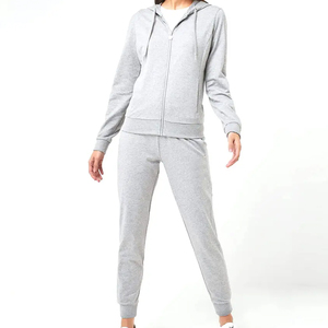 Sudadera unisex de alta calidad con logotipo personalizado, conjunto de 2 piezas, conjunto de chándal con capucha para mujer, chándal polar de invierno - Product Image 1