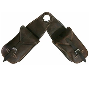 Sac de selle pour cheval western le plus vendu, en nylon durable avec sangles réglables, fermeture éclair et poches latérales pour cavaliers. - Product Image 1