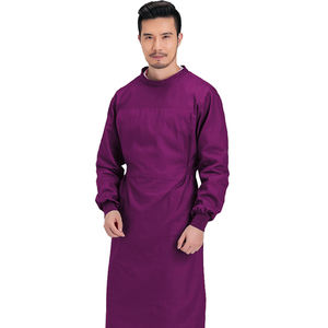 Uniforme de Hospital Scrubs Mujeres Hombres Enfermera Chaqueta Abrigo Scrub Médico Scrubs Bata de laboratorio blanca - Product Image 1