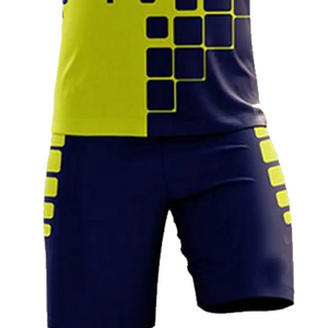 เซ็ตชุดเล่นกีฬาเสื้อเจอร์ซีย์ฟุตบอลของผู้ชายสินค้าออกใหม่2024 - Product Image 5