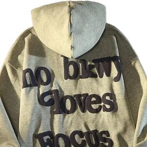 Sudadera con Capucha Extra Grande Personalizada para Hombre, con Estampado Invernal y Bordado, 400 g/m², Hombros Caídos, 3D, 100% Algodón - Product Image 4