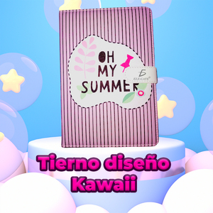 Quaderno in Stile Coquette A5/A6/A4 con Copertina Rigida in PU Imbottita, 100 Fogli, Rilegatura Termica, Fascia Magnetica, Agenda o Diario - Product Image 1