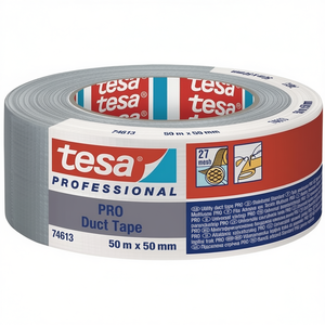 Cinta Adhesiva de Tela para Oficina TAESA PRO 74613, Plateada Mate, 50m x 50mm - Product Image 3