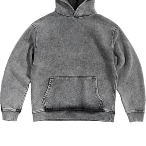 Última Llegada, Sudadera con Capucha Casual para Hombre, Lavado Ácido, 100% Algodón, Precios al por Mayor, Sudadera con Capucha Extra Grande para Adultos 2026 - Product Image 3