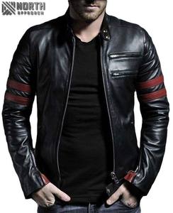 New Fashion <b>Men</b> Fabric Motorcycle Winter Casual <b>Leather</b> <b>Jacket</b> <b>Men</b> Hot Sale Products <b>Faux</b> <b>Leather</b> <b>Jacket</b> - Product Image 3