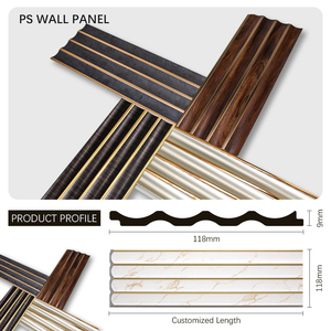 <span class=keywords><strong>Prix</strong></span> d'usine Panneau mural PS Style de luxe Protection de l'environnement Panneau mural PS étanche Panneau mural de décoration intérieure - Product Image 4