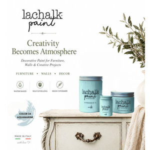 34 AQUAMARINE 5lt LaChalk the evolution of chalk <b>paint</b> Where chalk meets resin: Hybrid Chalk Resin <b>Paint</b> made in Italy - Product Image 1