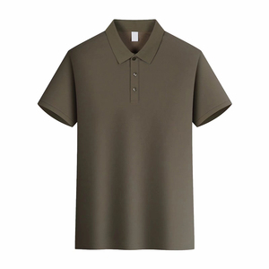 Camiseta de Golf Corta para Hombre, Personalizable con Impresión, 100% Poliéster, Patrón Liso, Bordado, Tejido de Punto Liso - Product Image 1