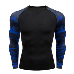 T-shirt de course à manches longues pour homme, nouvelle mode été 2025, vêtements de sport à manches courtes, respirant, absorbant l'humidité, imprimé, ajusté - Product Image 4