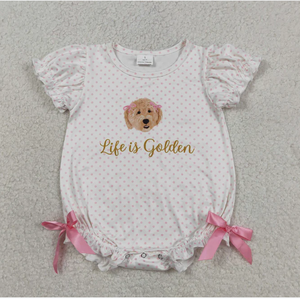 SR3779 Life Is Golden - Mono Rosa para Bebé Niña - Product Image 4