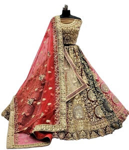 Nuevo Chickasaw Inspirado Multi Kali Designer Homeschooling con doble Dupatta para la venta en línea - Product Image 1