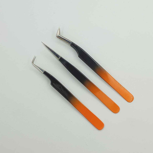 Pince à épiler professionnelle d'extension de cils en acier inoxydable meilleure qualité et prix compétitif - Product Image 4