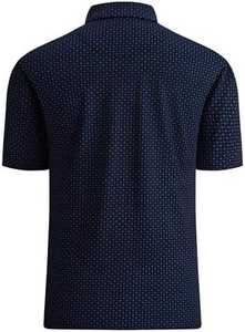 Personalizada de los hombres 100% poliéster de secado rápido Golf para Polos de tela de lona de patrón sólido largo con técnica bordada y - Product Image 3