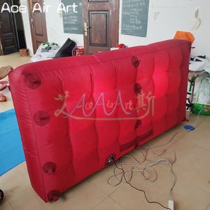 Evento inflable arco de circo telón de fondo pared Material Oxford tablero de aire tienda con logotipo publicitario para decoración de pared de fondo en espectáculos - Product Image 4