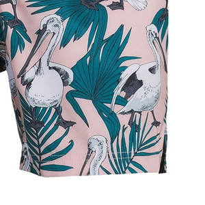 กางเกงว่ายน้ำขาสั้นสำหรับผู้ชาย,กางเกงชายหาดพิมพ์ลายฮาวายออกแบบได้ตามต้องการ - Product Image 6