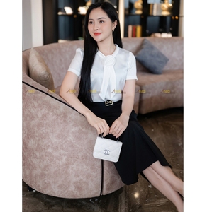 AVJ69 Falda de moda de mujer moderna alta moda por nieve tela coreana buena retención de forma estilo elegante de oficina - Product Image 1