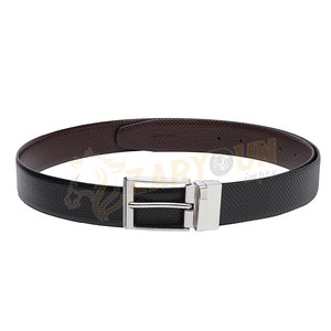 Mejor precio calidad longitud personalizada PU cuero genuino hombre vestido Jeans cinturón alto Formal/clásico aleación hebilla con logotipo personalizado - Product Image 2