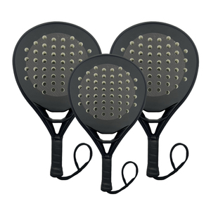 Paleta De fibra De carbono en forma De Diamante de diseño personalizado FCT 3K/12K/18K Raqueta De Padel con núcleo De EVA portátil 38mm - Product Image 1