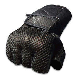 Guantes de Gimnasio de Cuero Personalizados para Hombre, Guantes de Entrenamiento de Medio Dedo, Ligeros, Transpirables y Duraderos, Guantes de Levantamiento de Pesas - Product Image 2