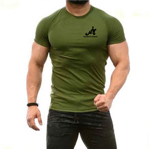 Lightweight Training <b>Men</b> Muscles Fit T <b>Shirts</b> With <b>Stretch</b> Fabric Quick Dry Performance For Fitness Exercise And Comfortable - Product Image 1