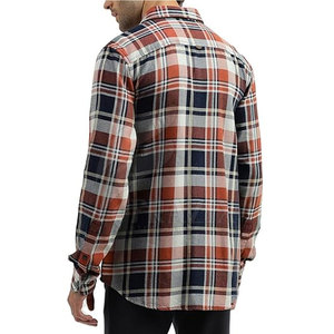 Chemises en flanelle d'hiver pour hommes de haute qualité 2024, design personnalisé, manches longues, coton respirant, t-shirt décontracté - Product Image 3